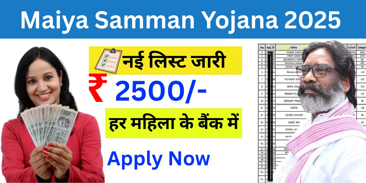 Maiya Samman Yojana 2025