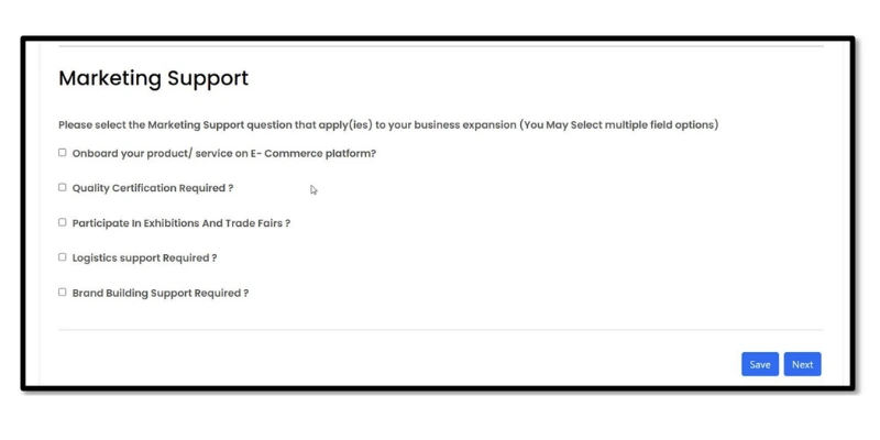 PM Vishwakarma Marketing Support
